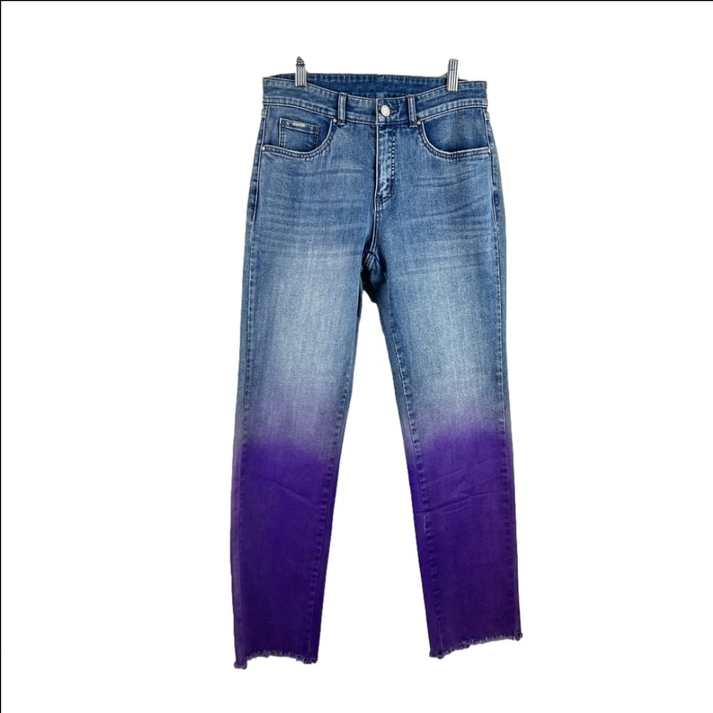 NWT FDJ Ombre Straight Leg Stretchy Jeans